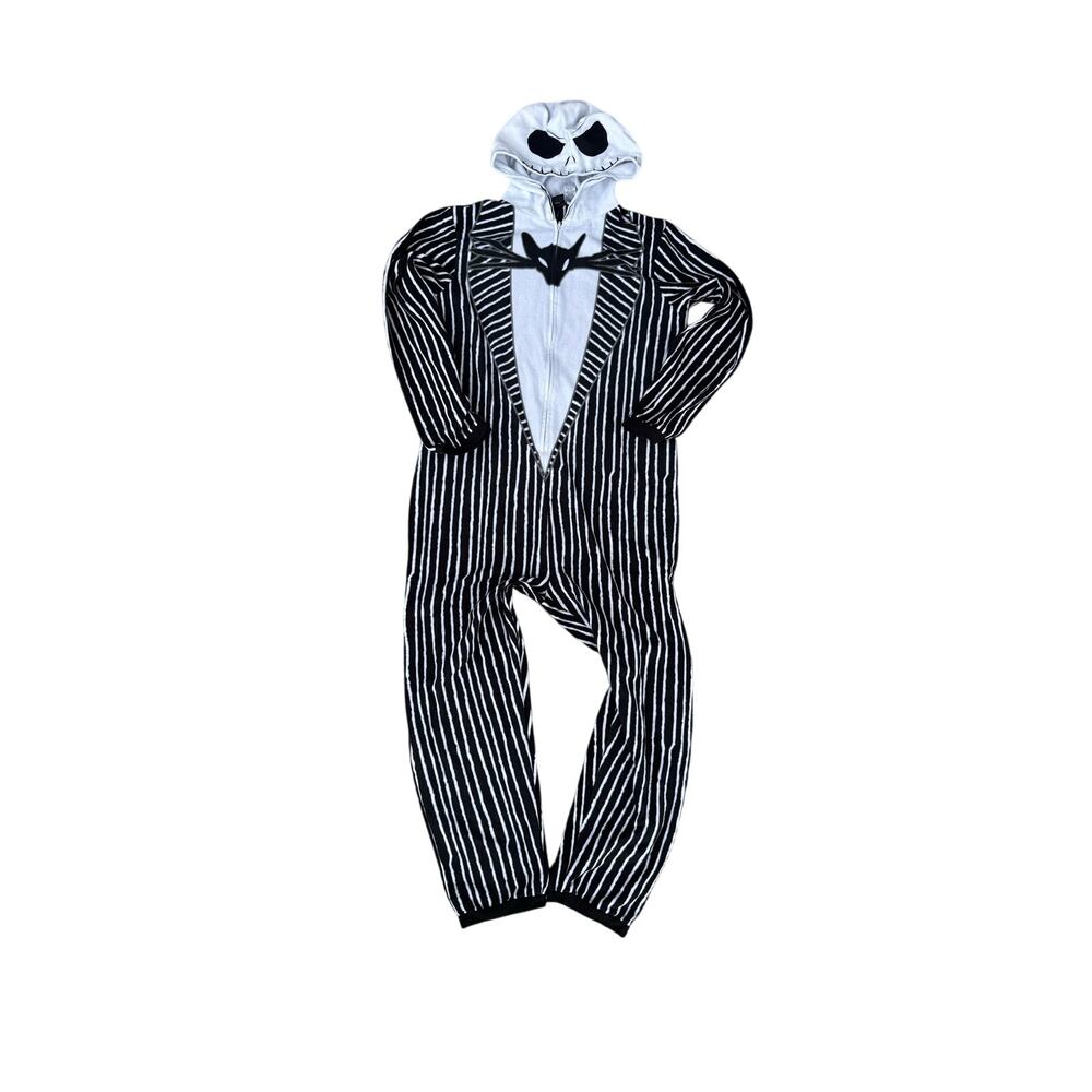 Disney Jack Skellington Adult large Hooded Union Suit Costume